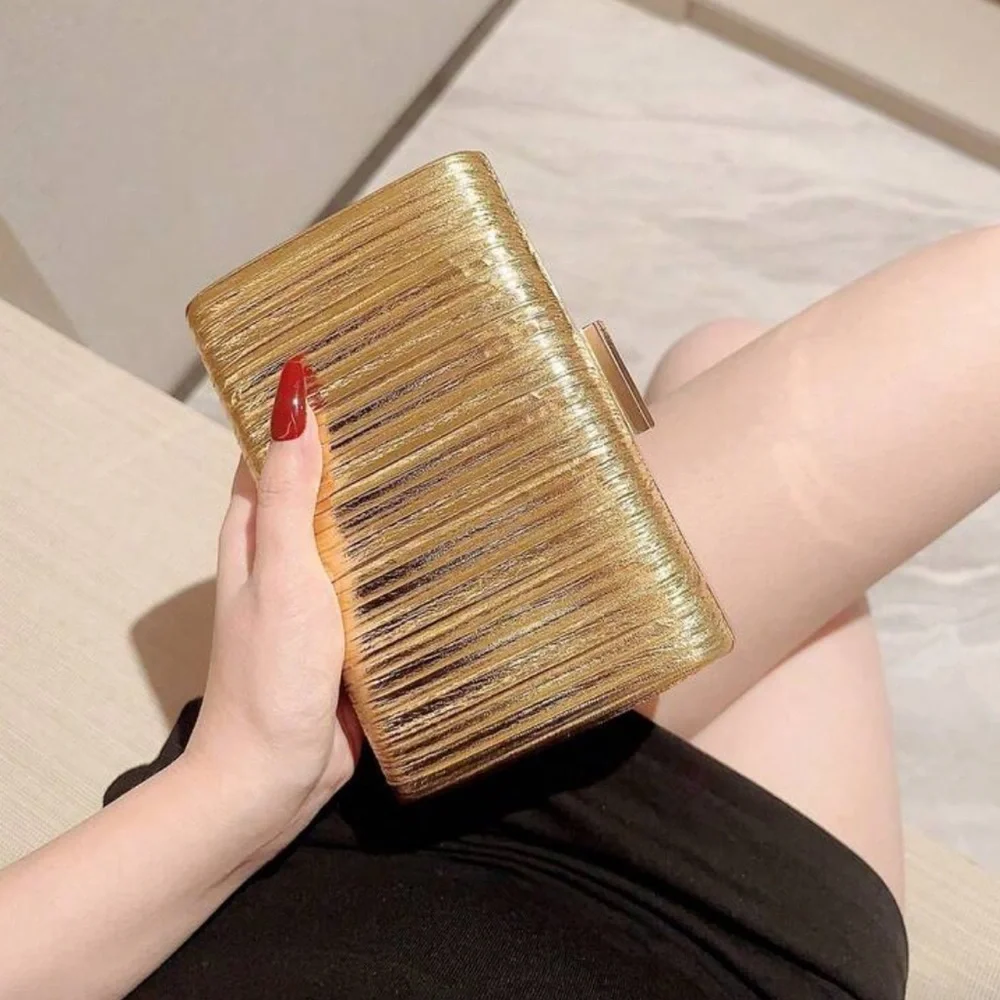 Elegant Gold Clutch Bag
